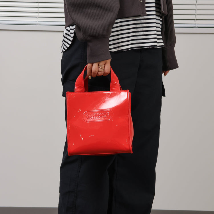 OUTDOOR PRODUCTS/  TECOPA エナメルトートバッグ