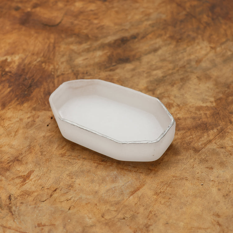 tiinei / Octagonal Accessory Tray Platinum
