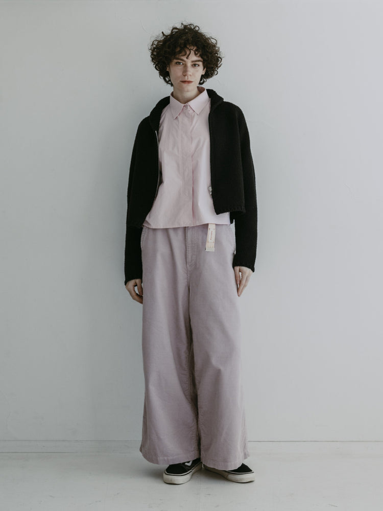 MEYAME FLY FRONT SHORT SHIRTS PINK