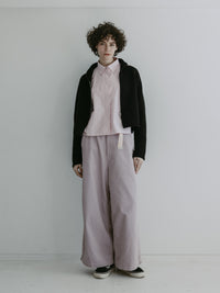MEYAME / CORDUROY SIDE LINE WIDE PANTS PINK