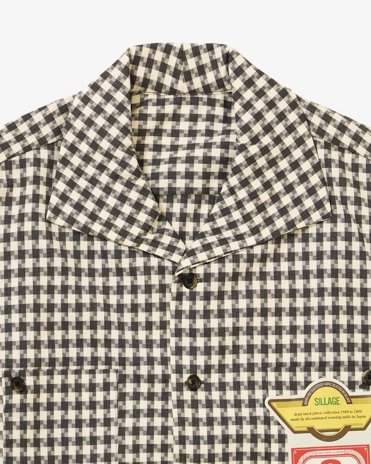 Sillage rib blouson deadstock digital plaid 