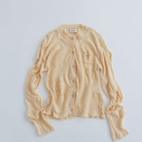 MEYAME / LIGHT KNIT CARDIGAN ORANGE