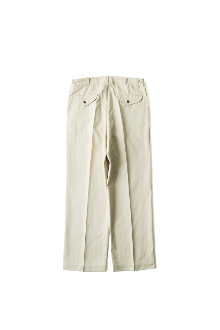 OLD JOE BRAND   FRONT TUCK ARMY TROUSER 262OJ-PT06 BONE