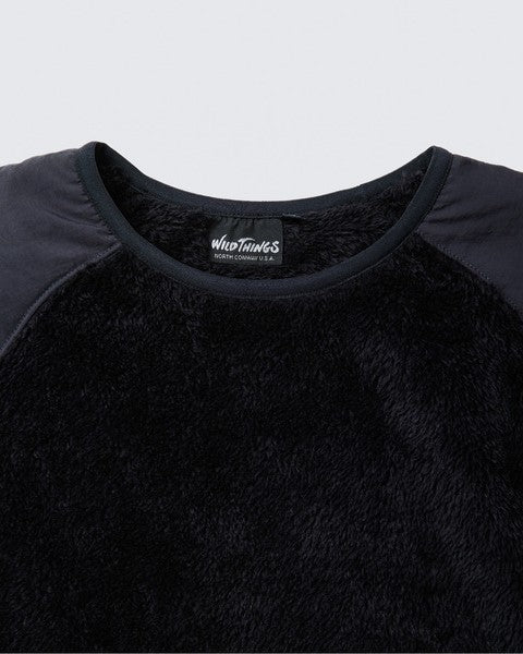 WILD THINGS  LEVEL3 シャギークルー LEVEL3 SHAGGY CREW BLACK WT262-07-Q4