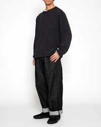 THE CORONA UTILITY   CP005 - W05 5POCKET / Black Denim CP005-26-02N-M