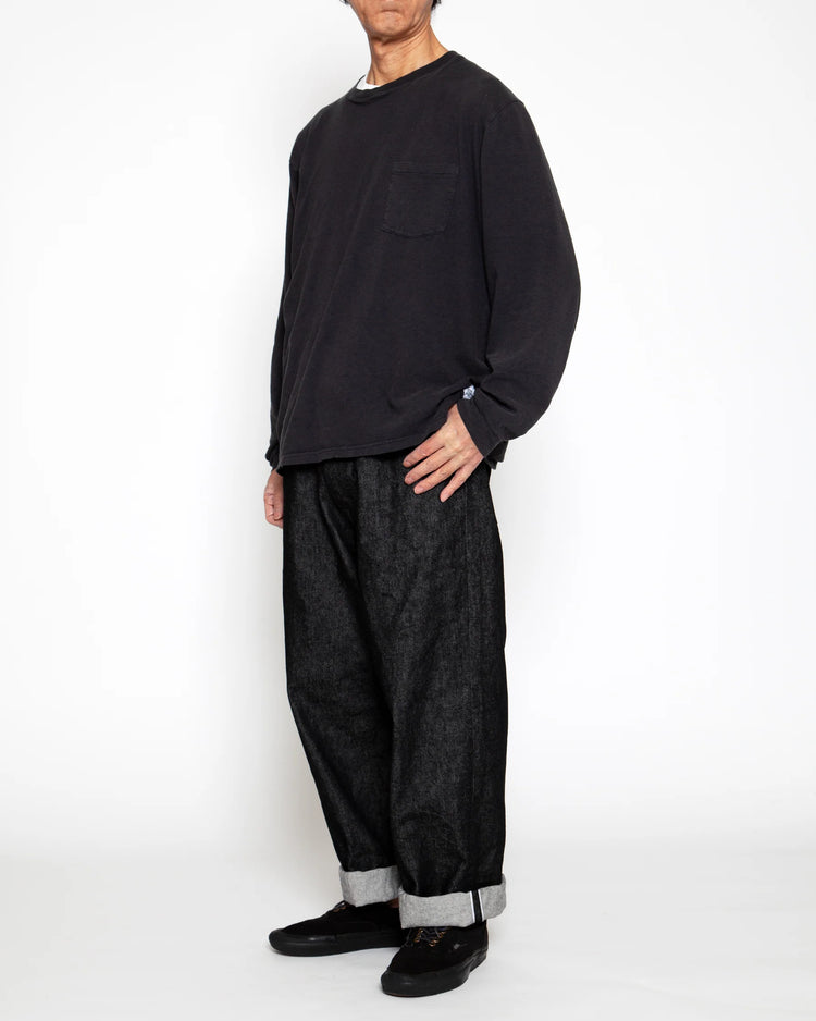 THE CORONA UTILITY   CP005 - W05 5POCKET / Black Denim CP005-26-02N-M
