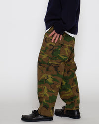FATIGUE SLACKS  FP006 - JUNGLE SLACKS / ERDL "GREEN in COUNTRY" w/ Bio-wash FP006-26-07