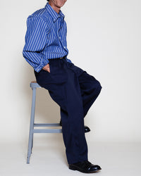 FATIGUE SLACKS FP015 UTILITY NAVY SLACKS Indigo w Bio-wash