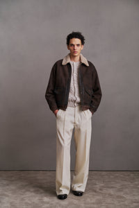 OLD JOE BRAND   FRONT TUCK ARMY TROUSER 262OJ-PT06 BONE