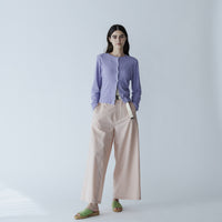 MEYAME / SIDE LINE WIDE PANTS (CHINO) BLACK