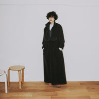 MEYAME / FLLECE SNAP LONG DRESS