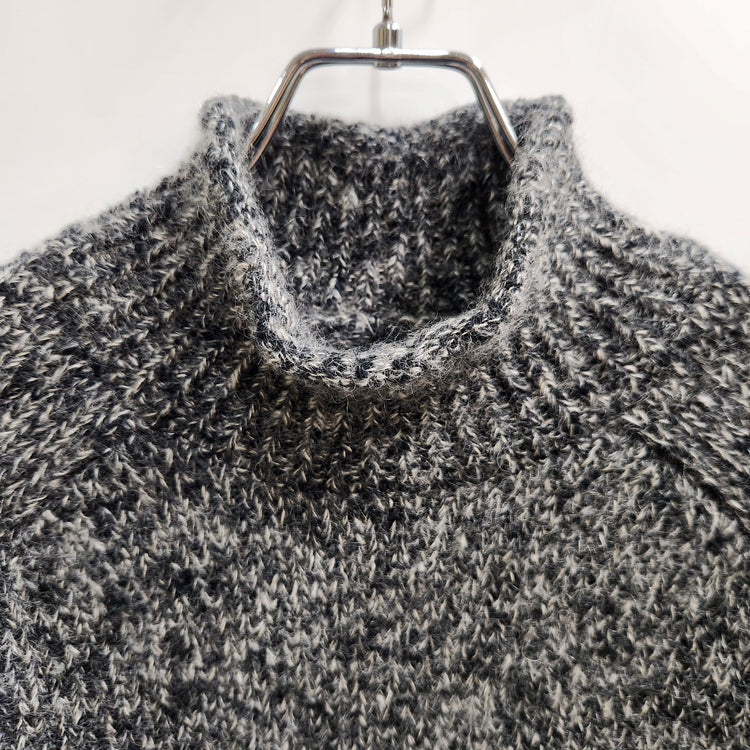 COOHEM / SILK MOHAIR MELANGE KNIT PULLOVER