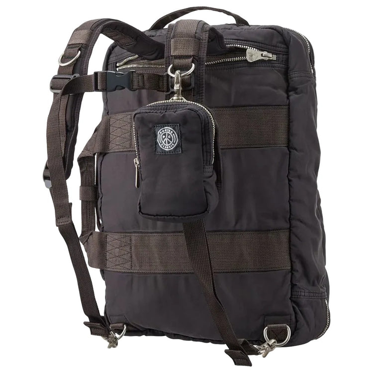 PORTER CLASSIC  SUPER NYLON 3WAY BRIEFCASE M BLACK