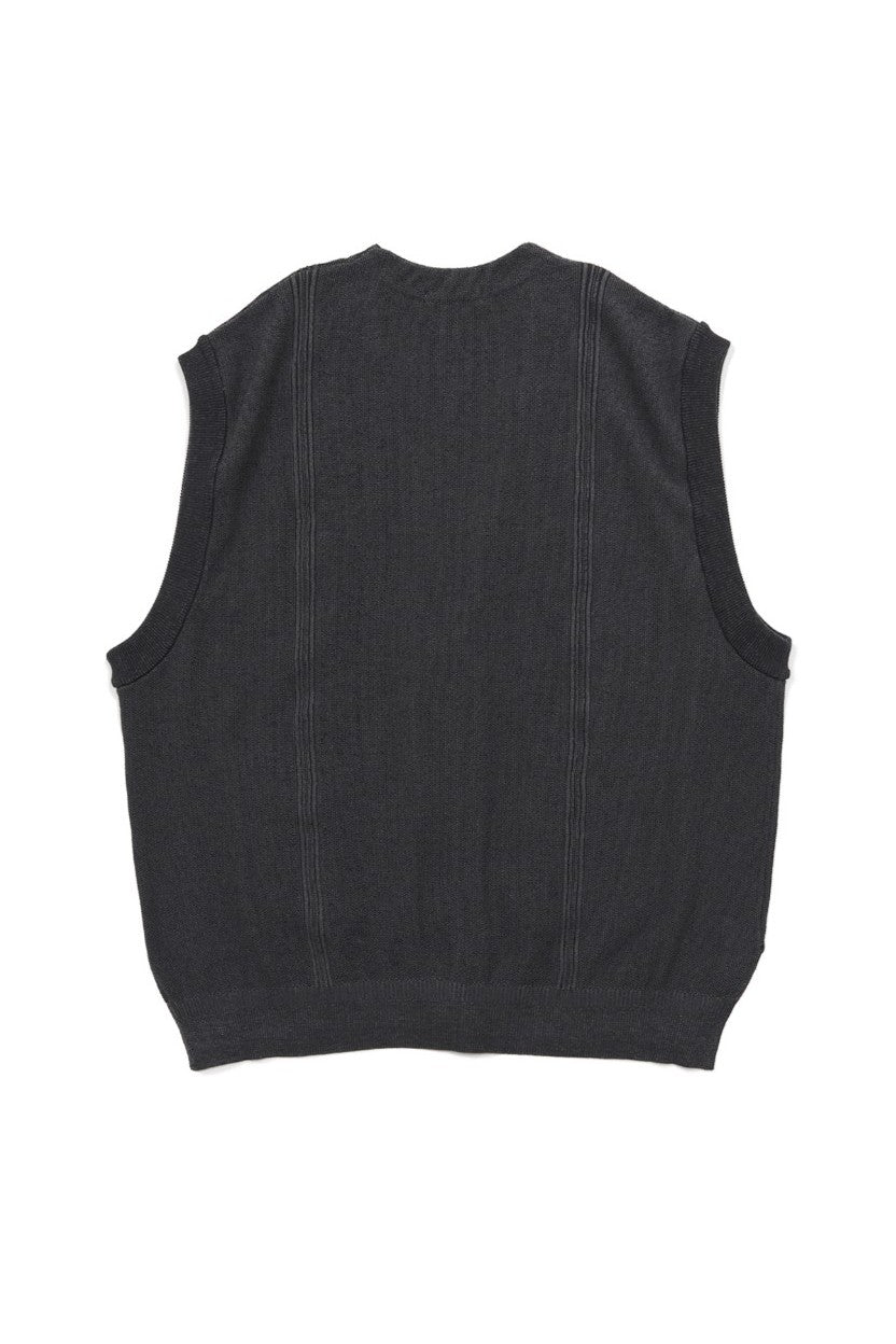 26SS YASHIKI ヤシキ Shirotsume V-neck Vest YASHIKI / GANKO別注