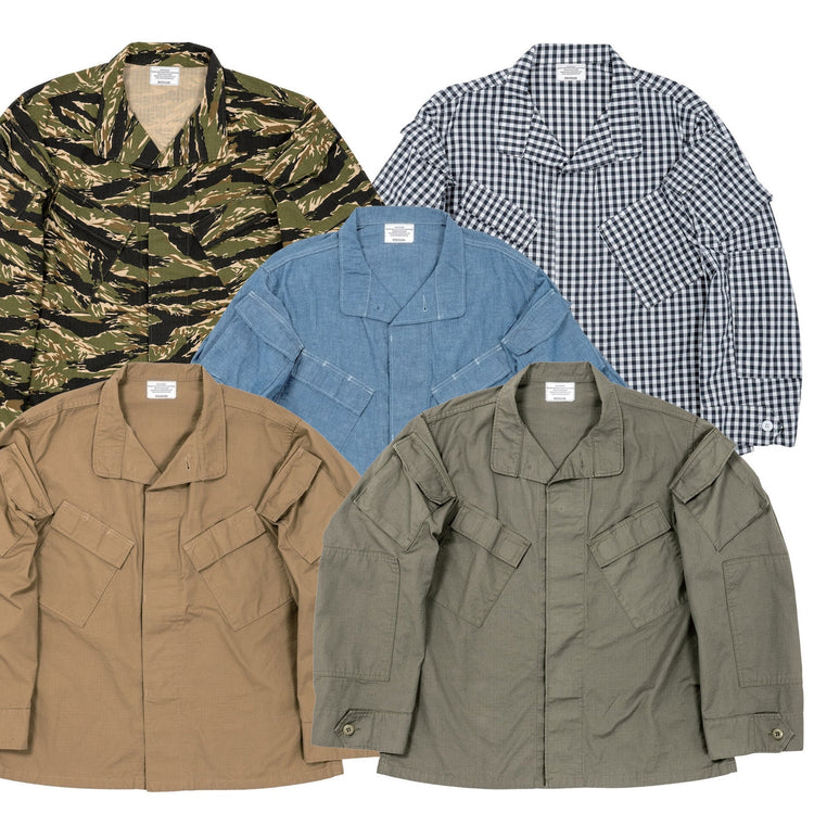 WORKERS  Field Shirt Ripstop　Coyote Ripstop