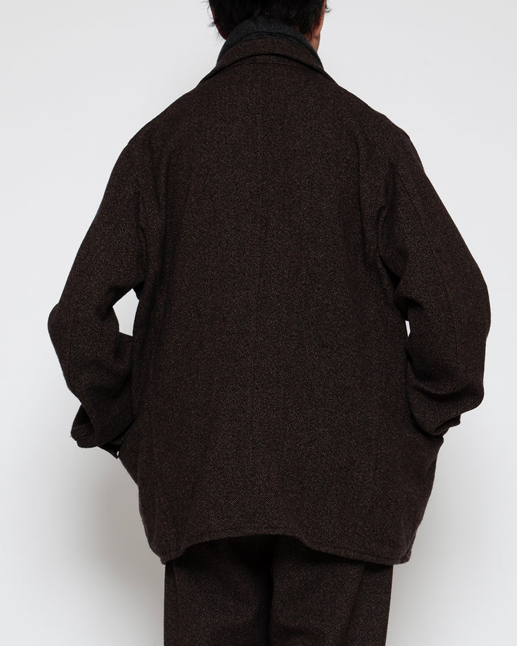 THE CORONA UTILITY CJ003 - SHERRY・TRAVELER'S SPORTS COAT / Melange Brown CJ003-26-06
