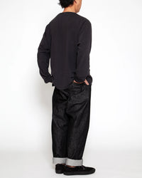 THE CORONA UTILITY   CP005 - W05 5POCKET / Black Denim CP005-26-02N-M