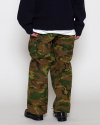FATIGUE SLACKS  FP006 - JUNGLE SLACKS / ERDL "GREEN in COUNTRY" w/ Bio-wash FP006-26-07