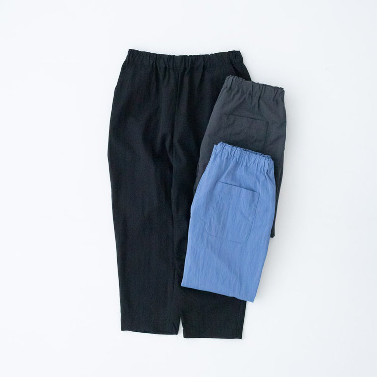 RINEN   綿ナイロンギャバ ラクパンツ R49611  04チャコール