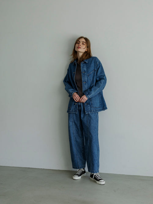 MEYAME DENIM COVERALL MEY-2515 BLUE