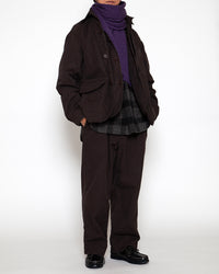 THE CORONA UTILITY CJ001 - CORONA・GAME JACKET / Chocolate Brown w/ Bio-wash CJ001-26-06-M