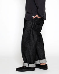 THE CORONA UTILITY   CP005 - W05 5POCKET / Black Denim CP005-26-02N-M