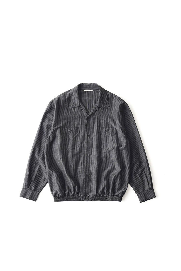 OLD JOE BRAND   GATHERED WAIST MARLBORO SHIRTS (Long-sleeve) 261OJ-SH29 SUMI STRIPE