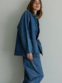 MEYAME DENIM COVERALL MEY-2515 BLUE