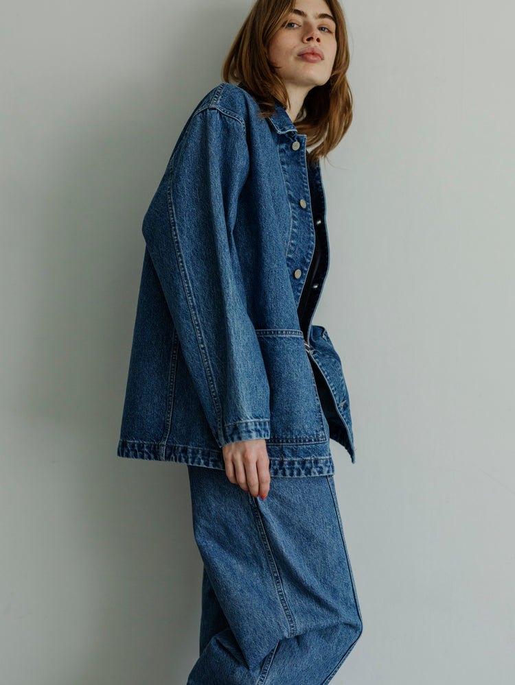 MEYAME DENIM COVERALL MEY-2515 BLUE