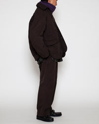 THE CORONA UTILITY CJ001 - CORONA・GAME JACKET / Chocolate Brown w/ Bio-wash CJ001-26-06-M