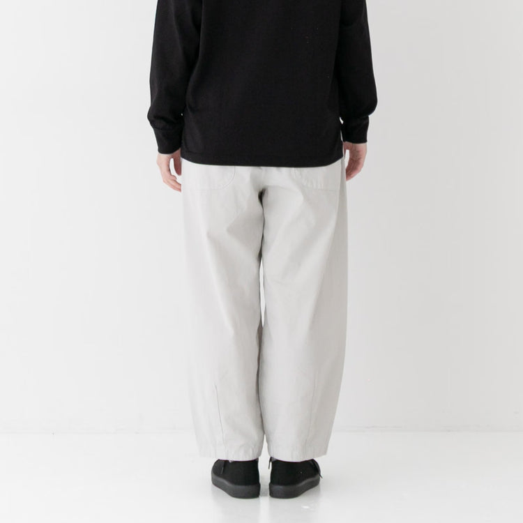 RINEN  60/2強撚ギャバ オーバルパンツ R49613 10クロ