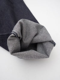 RINEN 10oz Knot Indigo Denim Tapered Pants R47709 05 Navy