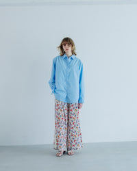 MEYAME  STRIPED SHIRT BLUE