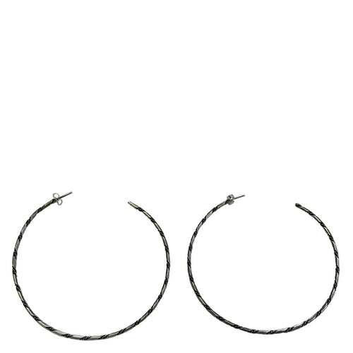 FIRST AMERICAN TRADERS/スターリングシルバー フープピアス ダッシュワイヤー LLC