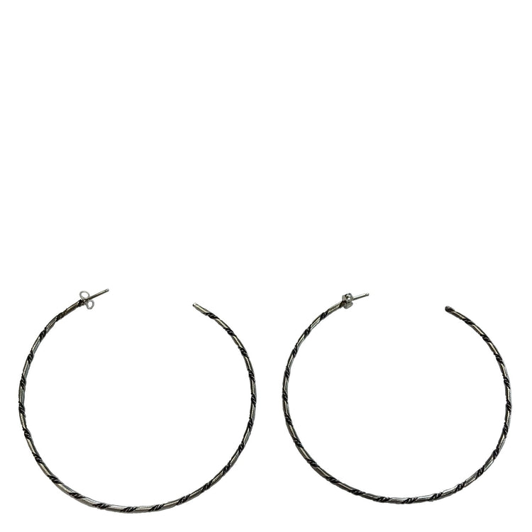 FIRST AMERICAN TRADERS/スターリングシルバー フープピアス ダッシュワイヤー LLC