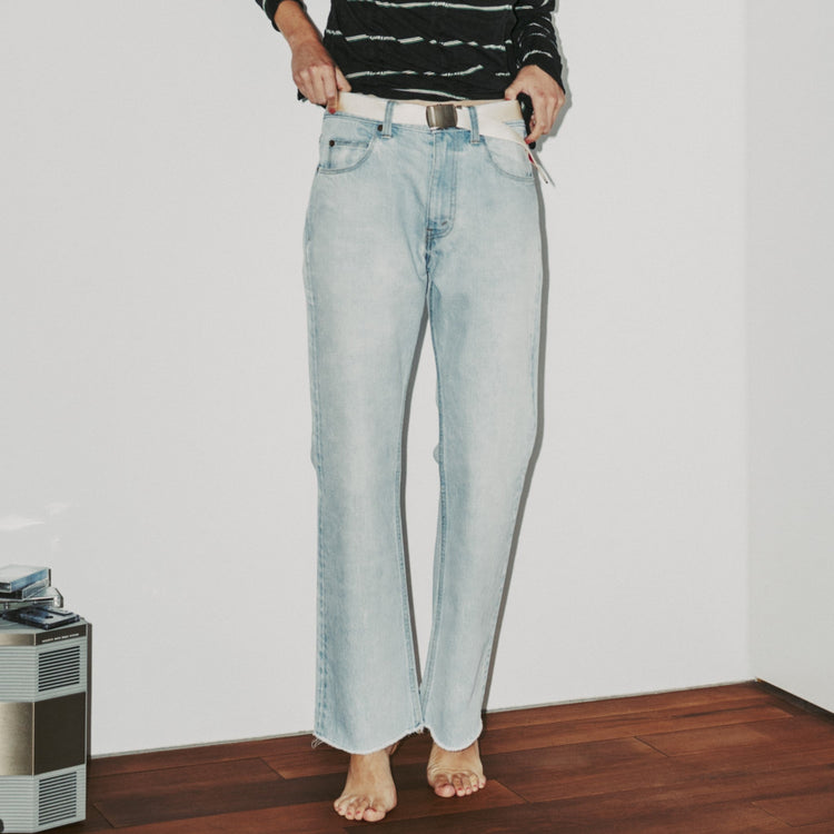 MEYAME / EVERYDAY FLARE DENIM （LIGHT BLUE）