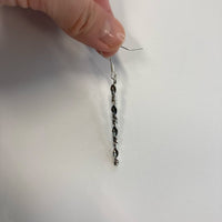 FIRST AMERICAN TRADERS / Sterling Silver Twist Stick Earrings MA