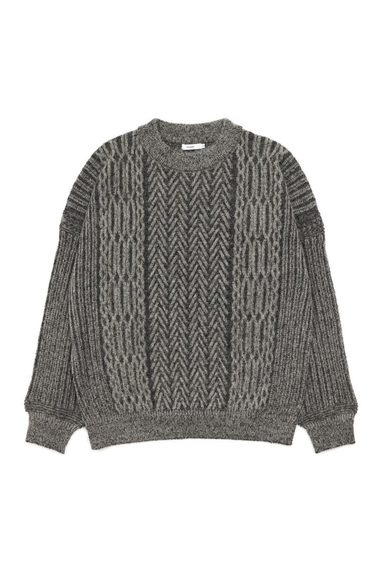 YASHIKI Sekkei mohair Knit (Snowscape) BEIGE YSK-25AW-KN11