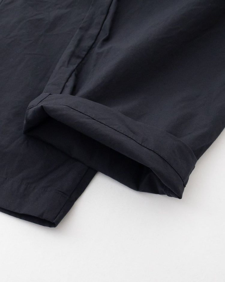 RINEN / 40/1オーガニック平織 テーパードパンツ