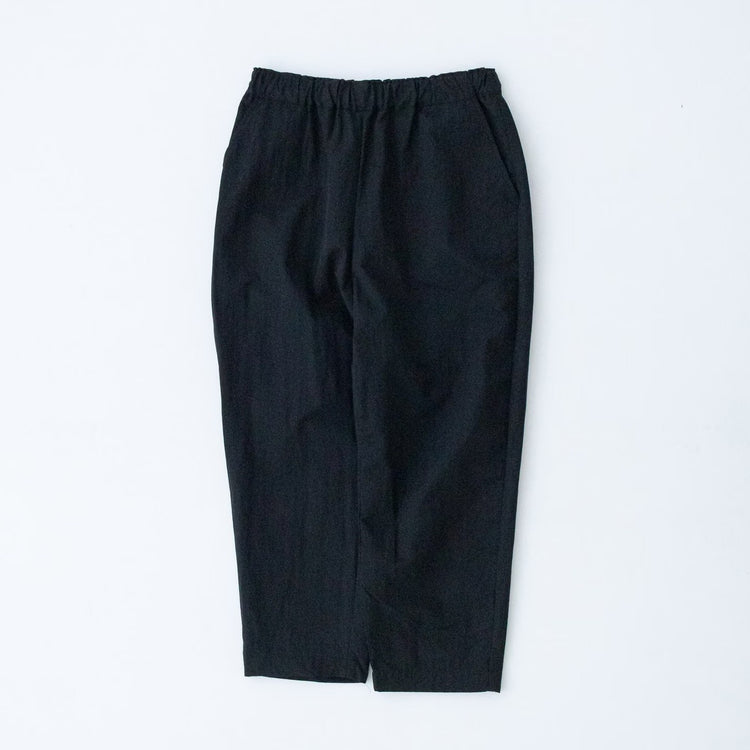 RINEN Cotton Nylon Gabardine Relaxed Pants R49611 10 Black