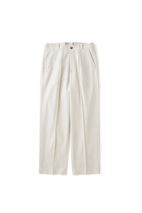 OLD JOE BRAND   FRONT TUCK ARMY TROUSER NATURAL