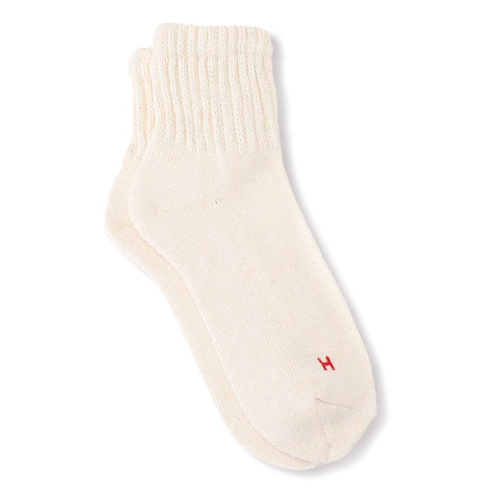 Healthknit  / SLAB H MARK QUARTER 3P SOX