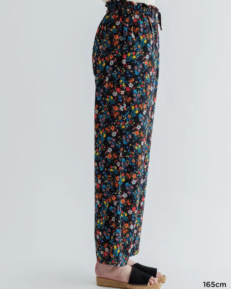 MEYAME  COZY PANTS (FLOWER) MEY-2319 WHITE
