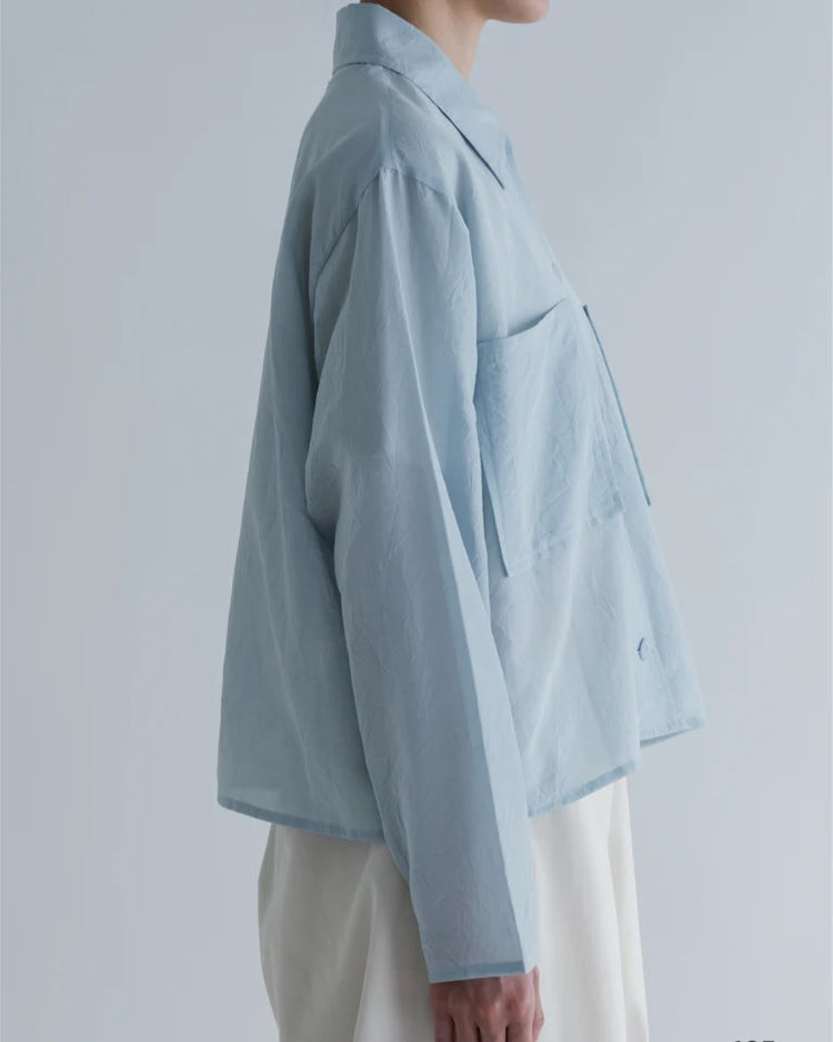 MEYAME  COTTON SILK SHORT JACKET MEY-2314 CREAM