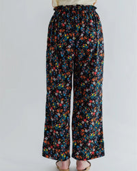 MEYAME  COZY PANTS (FLOWER) MEY-2319 WHITE
