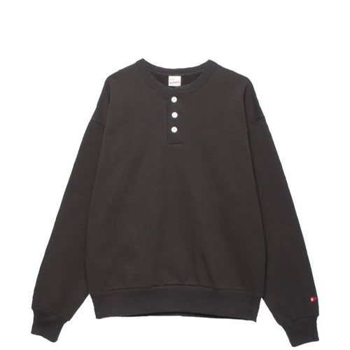 Healthknit  / CLASSIC SWEAT HENLEY NECK L/S