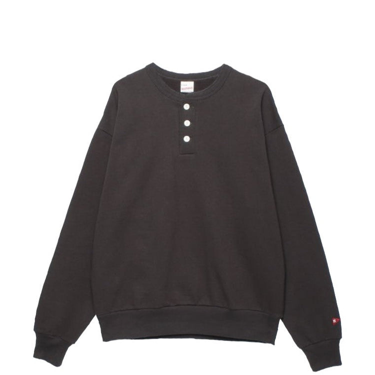 Healthknit  / CLASSIC SWEAT HENLEY NECK L/S