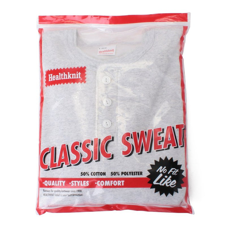 Healthknit  / CLASSIC SWEAT HENLEY NECK L/S 2023
