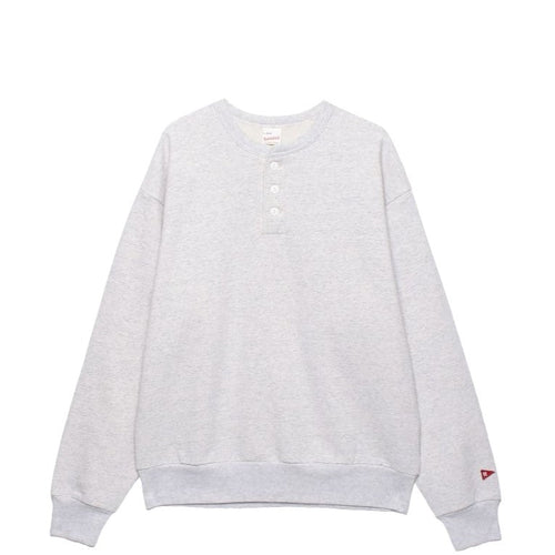 Healthknit  / CLASSIC SWEAT HENLEY NECK L/S