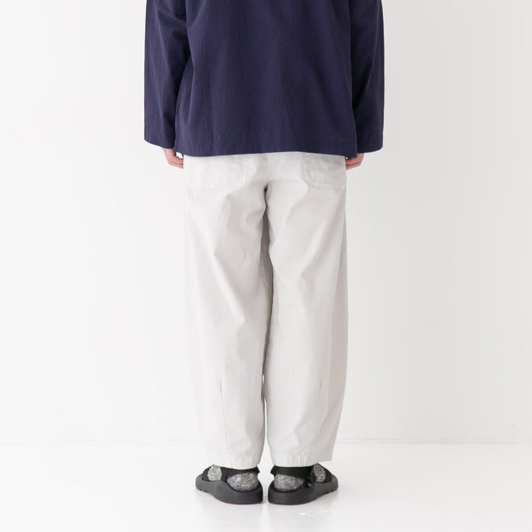 RINEN  60/2強撚ギャバ オーバルパンツ R49613 10クロ